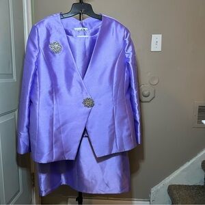 Lily & Taylor New York 3-Piece Women’s Suit - Purple - 20